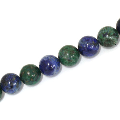 AZURITE 10 MM ROUND - APPROX - 36 PCS