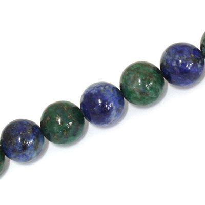 AZURITE 12 MM ROUND - APPROX - 31 PCS