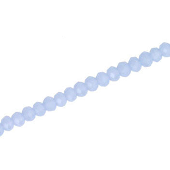 3.5 X 2.5 MM CRYSTAL RONDELLE BEADS PALE BLUE - APPROX 140 / PCS