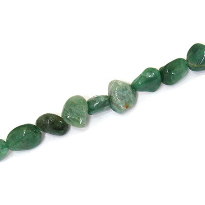 AFRICAN JADE IRREGULAR APPROX 6-8 MM - APPROX - 40 PCS (40CM STRAND)