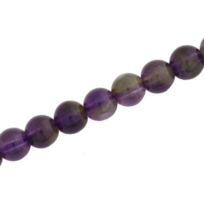 AMETHYST 8 MM ROUND - APPROX - 55 PCS