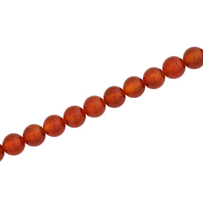 CARNELIAN 4 MM ROUND -APPROX - 95 PCS