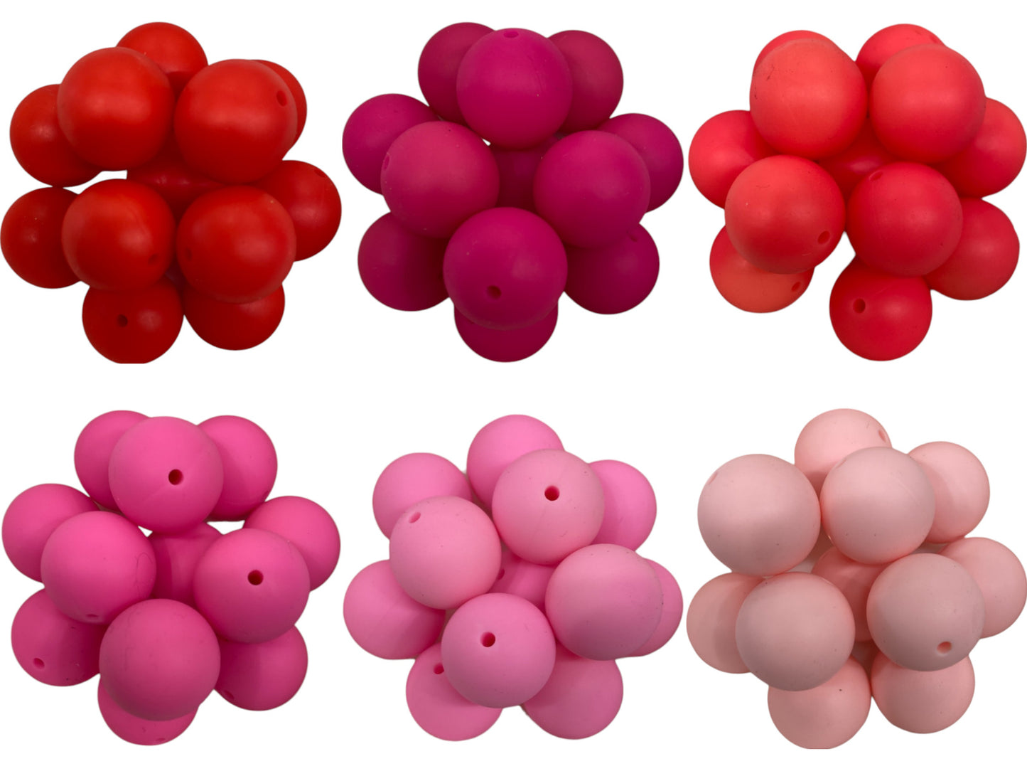 18 MM SILICONE BEADS - 3 PCS