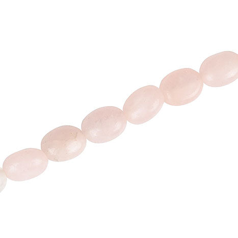 ROSE QUARTZ IRREGULAR APPROX  8-10 MM - APPROX - 42 PCS (40CM STRAND)