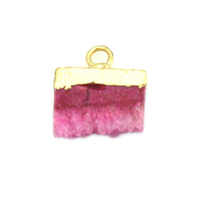 DRUZY PENDANT 14MM PINK - 1 PC