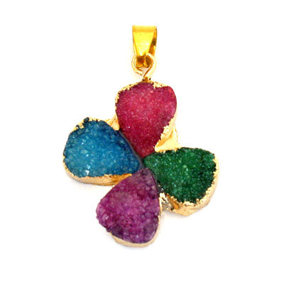 DRUZY FLOWER PENDANT 22 MM - 1 PC