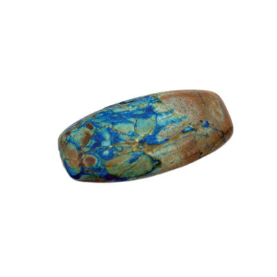 CHRYSOCOLLA 40 X 20 MM BEAD - 1 PC