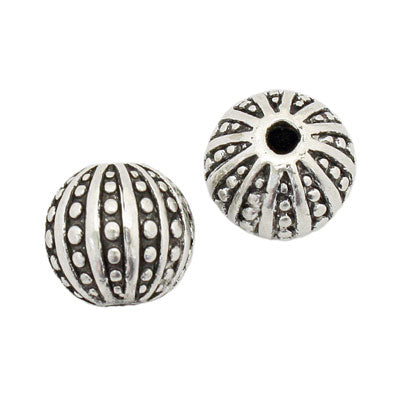 14 MM BEADS SILVER - 3 PCS