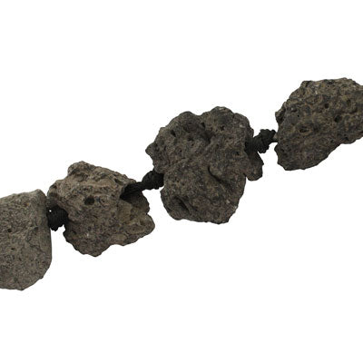 LAVA ROUGH BEADS APPROX 20 MM - APPROX 14 PCS