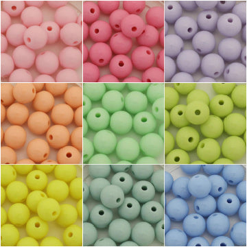 12 MM ROUND OPAQUE BEADS - 20 PCS