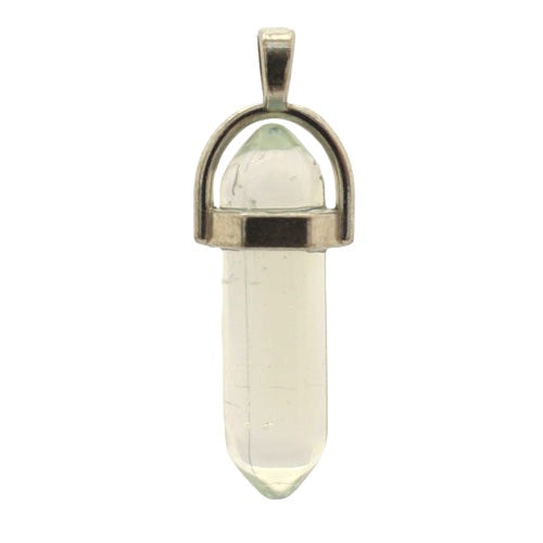 OPALITE DOUBLE POINT PENDANT 40 MM - 1 PCS