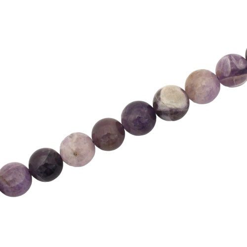 AMETHYST DREAM 8 MM ROUND - APPROX 48 PCS