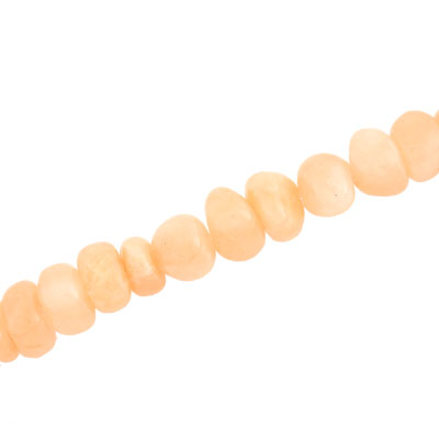 Jade Dyed Stone Beads 10 - 12 mm Peach - Approx 118 pcs