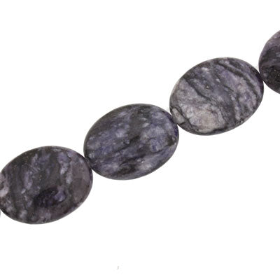 NETWORK 20 X 15 MM OVAL PURPLE - 20 PCS