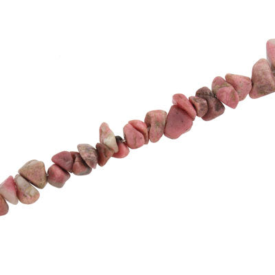 RHODONITE CHIP SML - 90 CM STRAND