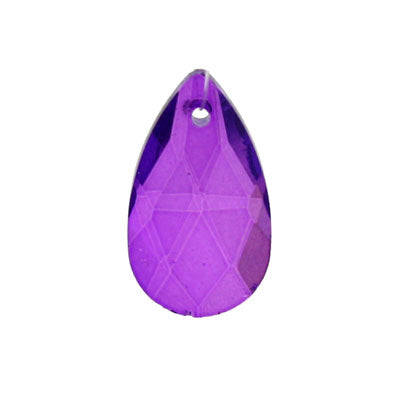 16 mm Teardrop Crystal Purple - 5 pcs