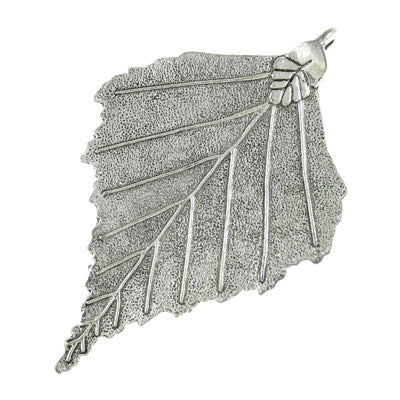 LEAF CHARM 72 MM SILVER - 1 PC