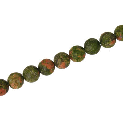 UNAKITE 6 MM - APPROX - 66 PCS