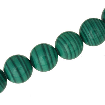 MALACHITE (IMITATION) 14 MM - APPROX - 29 PCS