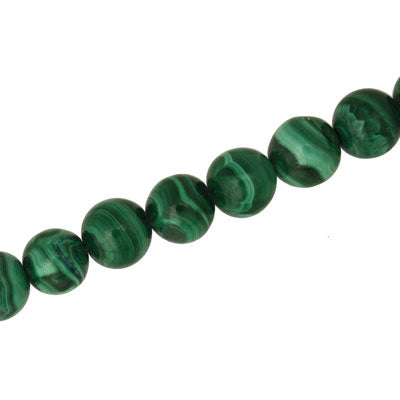 MALACHITE 8 MM - APPROX - 48 PCS