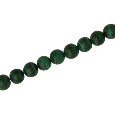 MALACHITE 6 MM - APPROX - 66 PCS