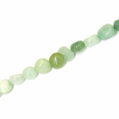 JADEIET IRREGULAR APPROX 6-8 MM - APPROX - 40 PCS (40CM STRAND)