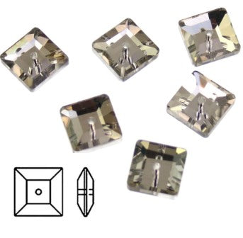 6mm golden shadow square 12pcs