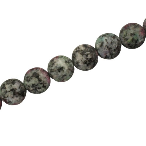 RUBY FUCHSITE 10 MM ROUND BEADS - APPROX 38 PCS