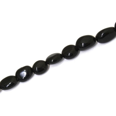 OBSIDIAN IRREGULAR APPROX 6-8 MM - APPROX - 40 PCS (40CM STRAND)