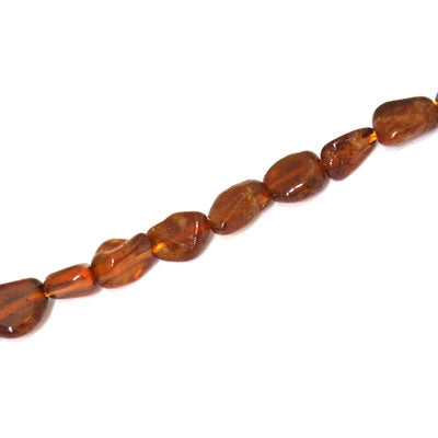 ORANGE GARNET IRREGULAR APPROX 6-8 MM - APPROX - 40 PCS (40CM STRAND)