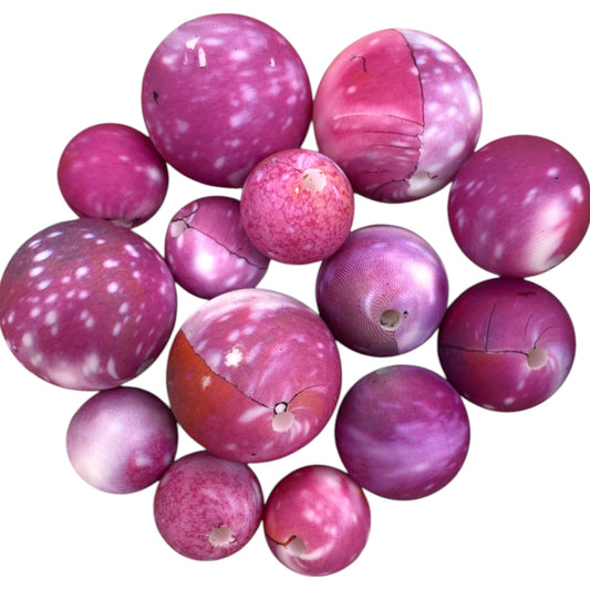 SILICONE BEADS - PINK SPACE