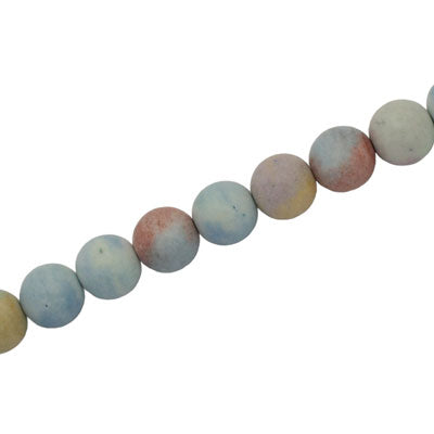 RAINBOW JASPER 8 MM ROUND - 50 PCS