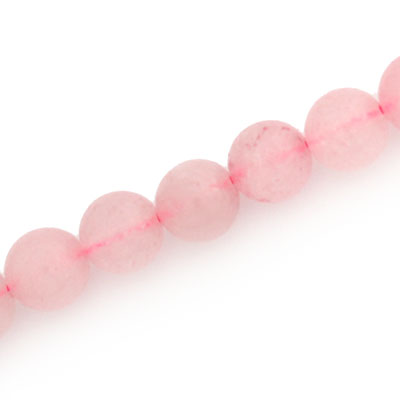 ROSE QUARTZ 12 MM ROUND - APPROX - 33 PCS