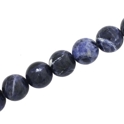 SODALITE 12 MM ROUND -APPROX - 32 PCS