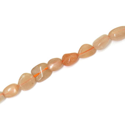 SUNSTONE IRREGULAR APPROX 6-8 MM - APPROX - 40 PCS (40CM STRAND)