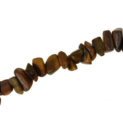 TIGER EYE CHIP LARGE - 90 CM STRAND