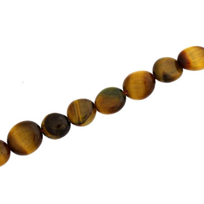 TIGER EYE IRREGULAR APPROX 6-8 MM - APPROX - 40 PCS (40CM STRAND)