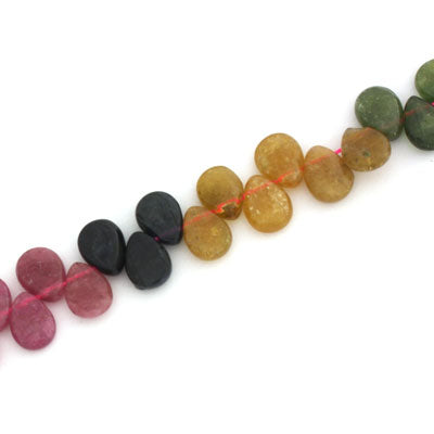 TOURMALINE 8MM TEARDROP - APPROX - 95 PCS