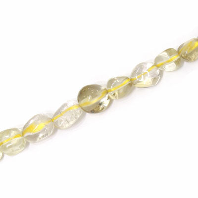 YELLOW TOPAZ IRREGULAR APPROX 6-8 MM - APPROX - 40 PCS (40CM STRAND)